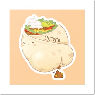 Buttrito Posters and Art